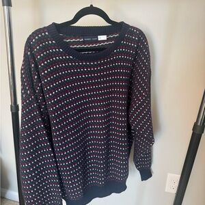 90s vintage Men's XXL Navy Crewneck Sweater